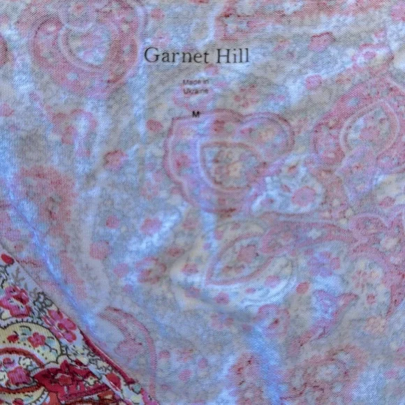 Garnet Hill Long Tier Garden Maxi Dress M - Picture 4 of 9